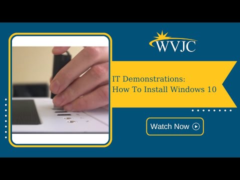 IT Demonstrations: How To Install Windows 10