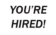 YOURE HIRED | WVJC